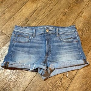 American Eagle High Rise Shortie Shorts